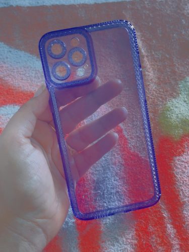 Premium Glitter Luxury Transparent Case for Apple iPhone Series photo review
