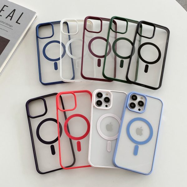 Transparent Silicone MagSafe Case for Apple iPhone Series