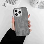 Camouflage Leather Back Case for Apple iPhone Series