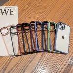 Luxury Ring Transparent Silicon  Case For Apple iPhone Series