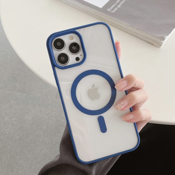 Transparent Silicone MagSafe Case for Apple iPhone Series