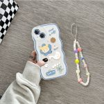 Whimsical  Cartoon Case with Bracelet For Apple iPhone Series