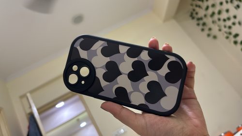 Dazzling Heart Pattern Case For Apple iPhone Series photo review