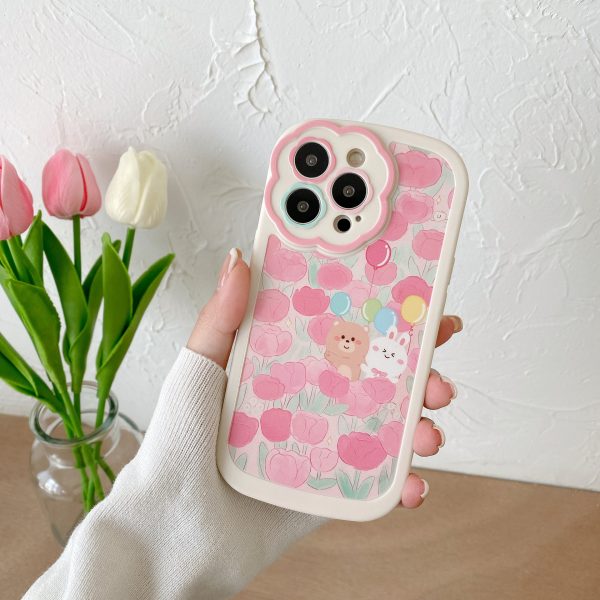 Blossom Bear Case For Apple iPhone Series