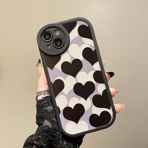 Dazzling Heart Pattern Case For Apple iPhone Series