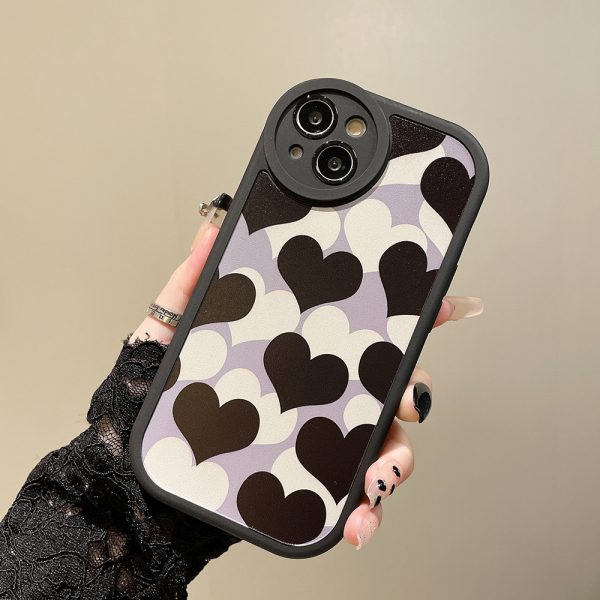 Dazzling Heart Pattern Case For Apple iPhone Series