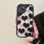 Dazzling Heart Pattern Case For Apple iPhone Series