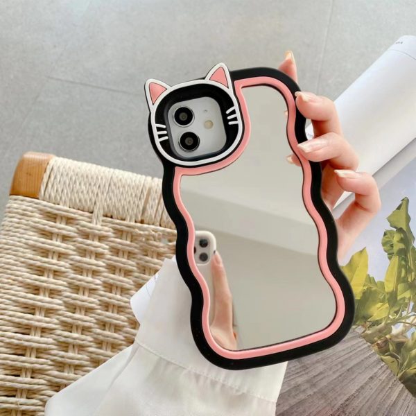 Kitty Cat Mirror Case For Apple iPhone Series