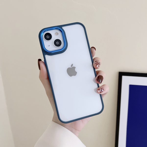 Platinum New Luxury Transparent Silicon Case For Apple iPhone Series