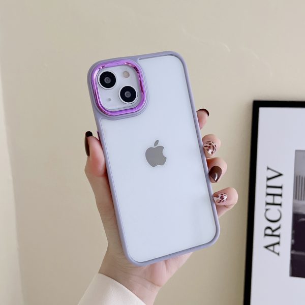 Platinum New Luxury Transparent Silicon Case For Apple iPhone Series