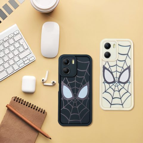 Spidey Web Silicone Case For Vivo Y56 5G/T2x