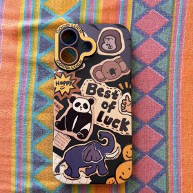 Good Luck Jungle Silicone Case for Apple iPhone Series photo review