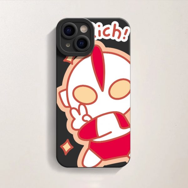 Cartoon Hero Silicone Case for Apple iPhone Series