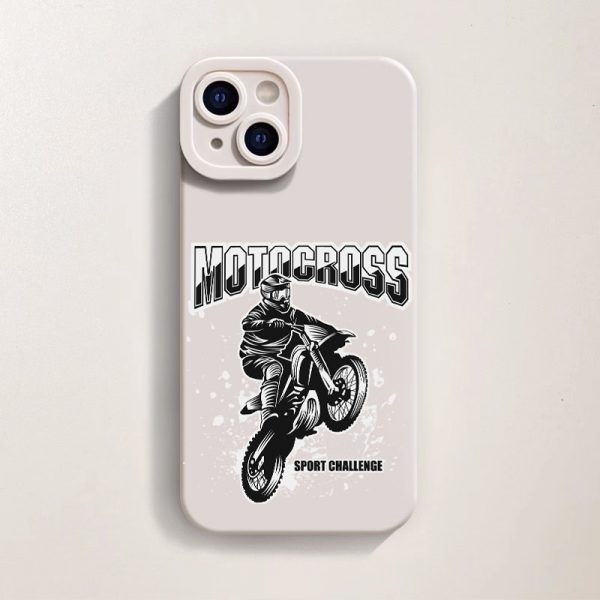 Motocross Adventure Silicone Case for Apple iPhone Series.