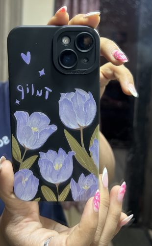 Botanic Bloom Silicone Case for Apple iPhone Series photo review