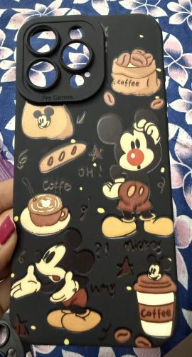 Cartoon Coffee Silicone Case for Apple iPhone Series photo review