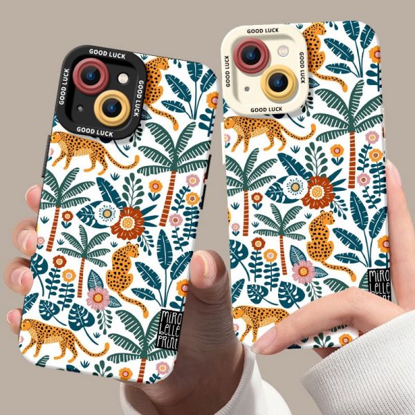 Lively Jungle Adventure Silicone Case for Apple iPhone Series