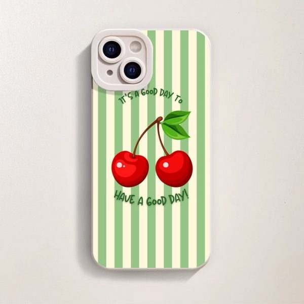 Cherry Delight Silicone Case for Apple iPhone Series