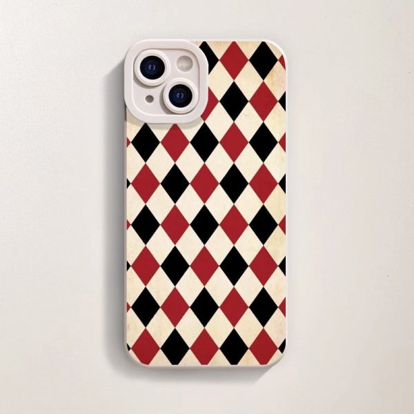 Vintage Pattern Silicone Case for Apple iPhone Series