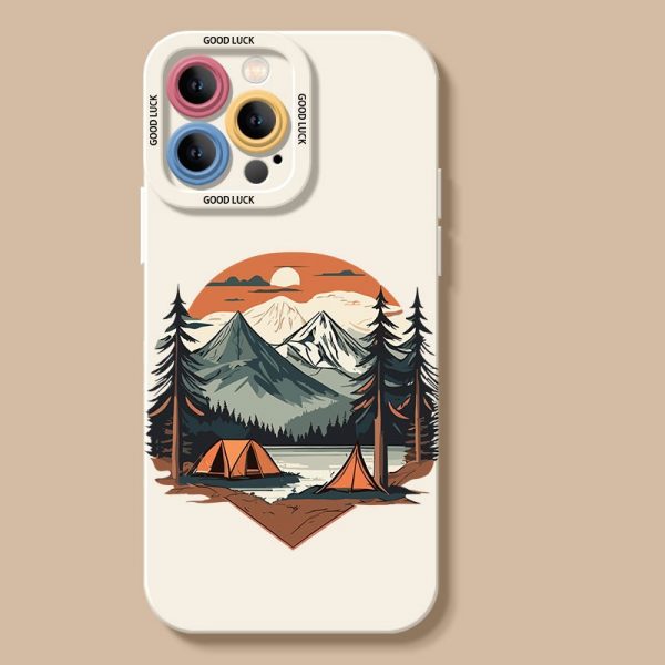 Scenic Mountain Silicone Case for Apple iPhone Series