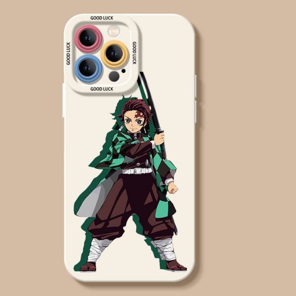 Anime Sword Warrior Design Silicone Case for Apple iPhone Series