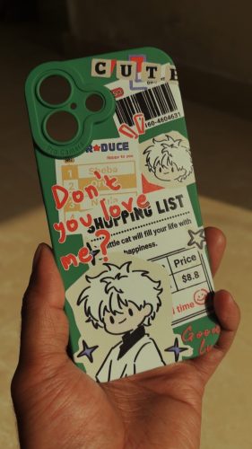 Anime Collage Art Silicone Case for Apple iPhone Series photo review