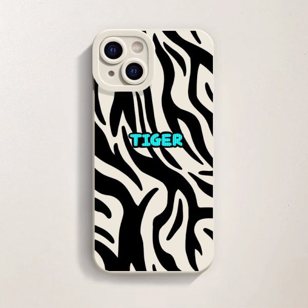 Wild Tiger Stripe Silicone Case for Apple iPhone Series
