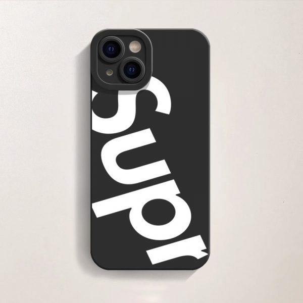 Bold Lettering Silicone Case for Apple iPhone Series