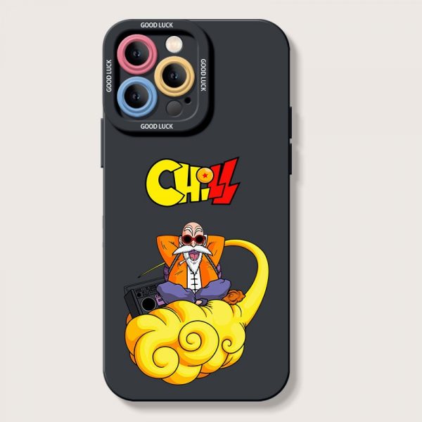 Anime Master Chill Vibes Silicone Case for Apple iPhone Series