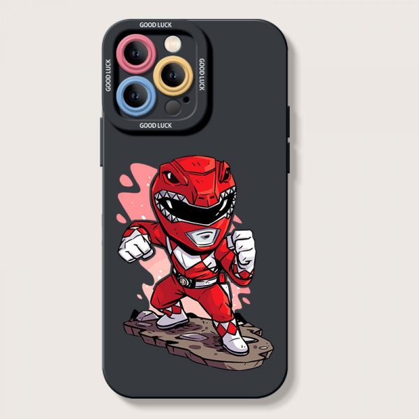Chibi Hero Red Ranger Silicone Case for Apple iPhone Series