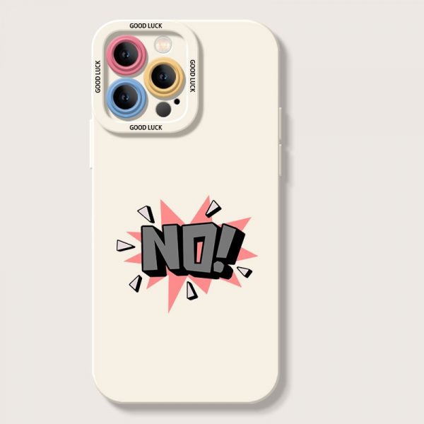 Bold Comic Burst Silicone Case for Apple iPhone Series