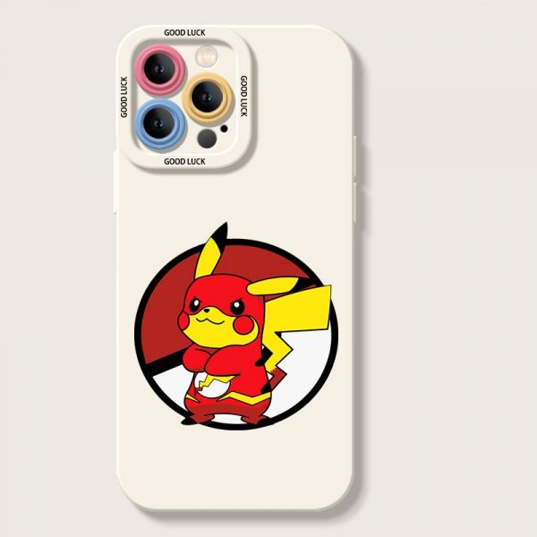 Red Electric Hero Silicone Case for Apple iPhone Series