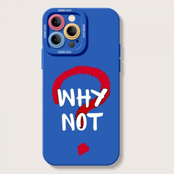 Why Not Edition Silicone Case for Apple iPhone Series