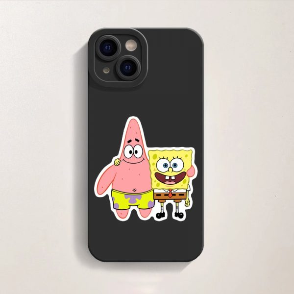 Cartoon Besties Silicone Case for Apple iPhone Series