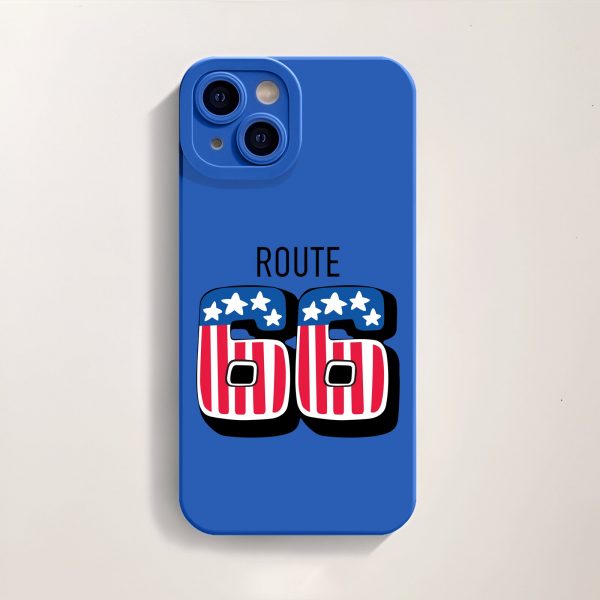 Route 66 Vibes Silicone Case for Apple iPhone Series