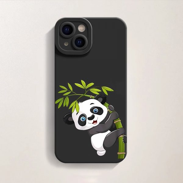 Panda Bamboo Adventure Silicone Case for Apple iPhone Series