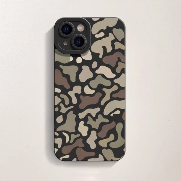 Urban Camo Style Silicone Case for Apple iPhone Series