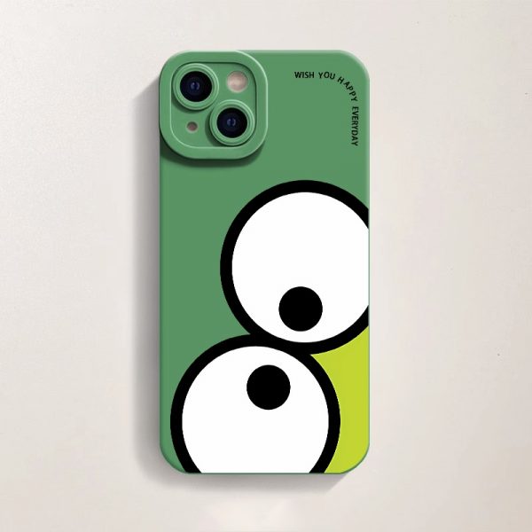 Frog Eyes Fun Silicone Case for Apple iPhone Series