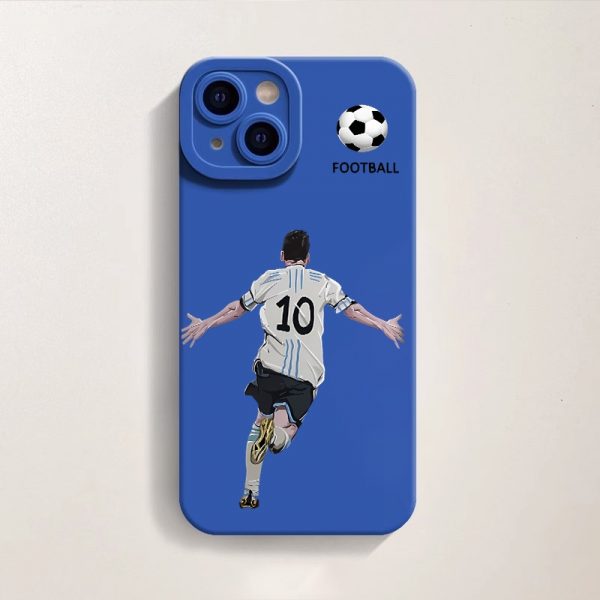Victory Celebration Football Silicone Case for Apple iPhone Series