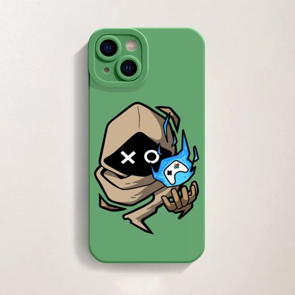 Mysterious Gamer Hooded Spirit Silicone Case for Apple iPhone Series