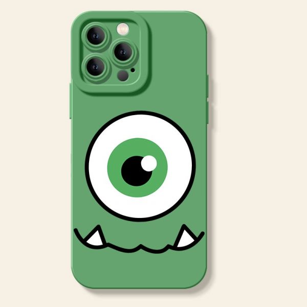 Green Monster Eye Silicone Case for Apple iPhone Series