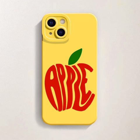 Retro Apple Groove Silicone Case for Apple iPhone Series