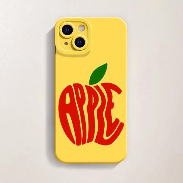 Retro Apple Groove Silicone Case for Apple iPhone Series