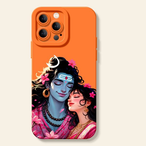 Divine Couple Harmony Art Silicone Case for Apple iPhone Series