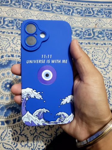 Waves of Protection Cosmic Affirmation Silicone Case for Apple iPhone Series photo review