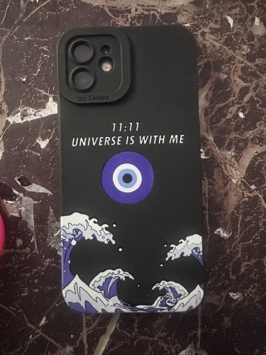 Waves of Protection Cosmic Affirmation Silicone Case for Apple iPhone Series photo review