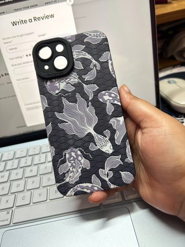 Mystic Koi Flow Silicone Case for Apple iPhone Series photo review