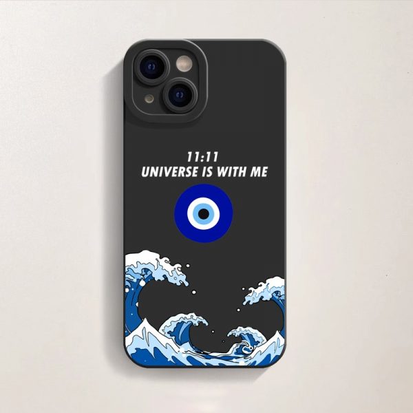 Waves of Protection Cosmic Affirmation Silicone Case for Apple iPhone Series