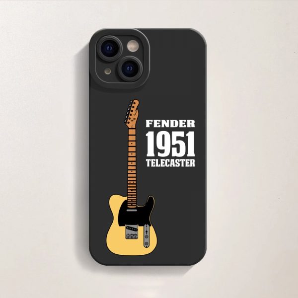 Vintage Guitar Vibes Silicone Case for Apple iPhone Series