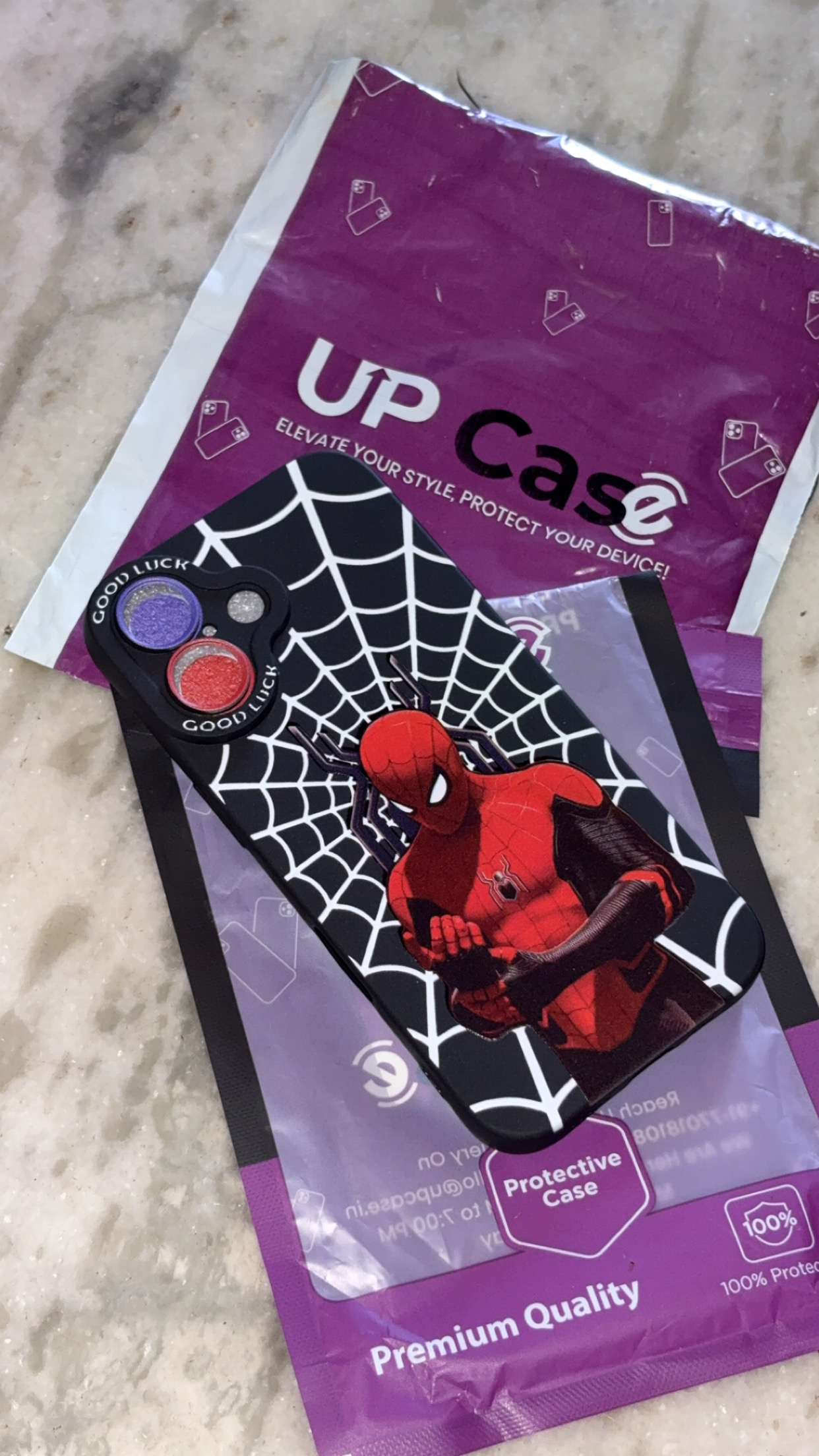 Customer photo of Web Warrior Design Silicone Case for Apple iPhone Series